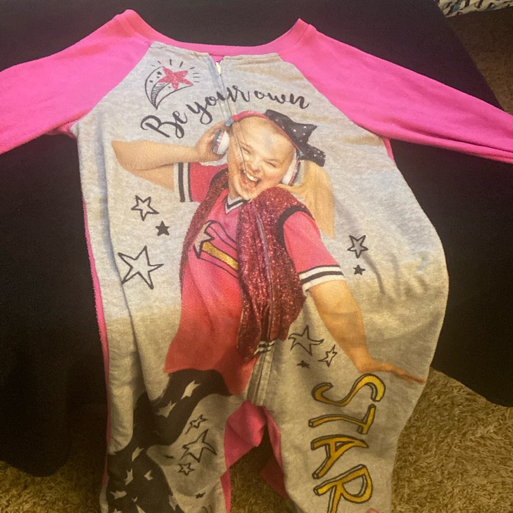 Jojo Siwa pajama onesie, size 7/8